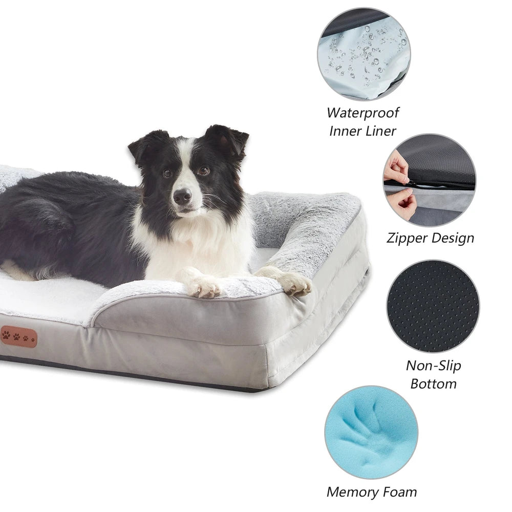 Cama ergonómica de espuma removible