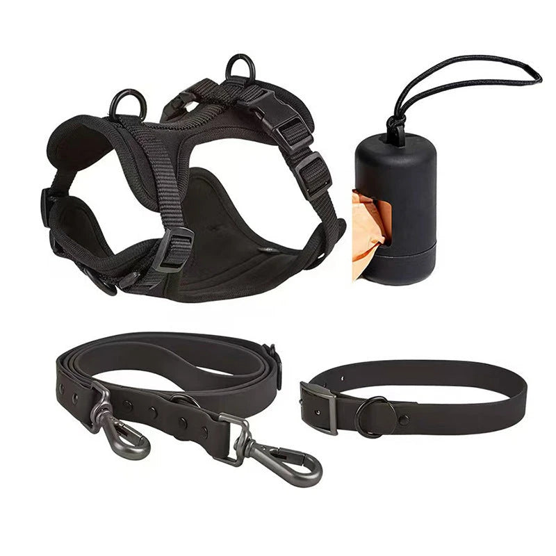 combo arnés de perro y accesorios